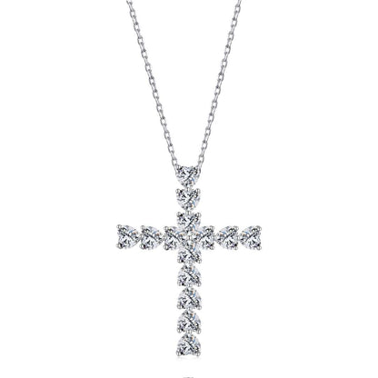 [CiCi]Radiant Cross Shape Necklace
