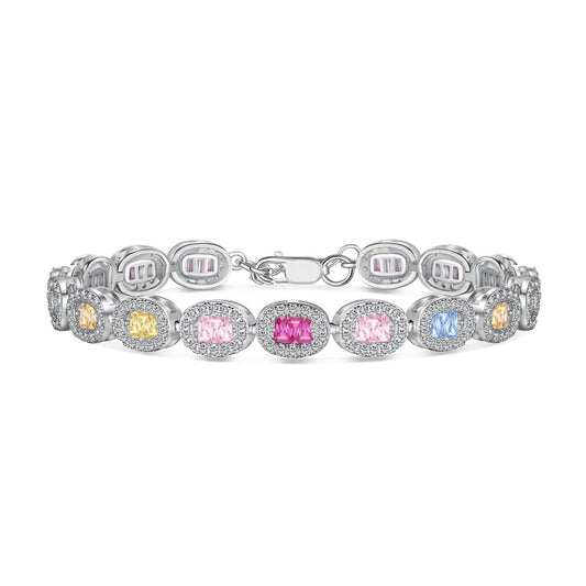 [CiCi]Exquisite Ornate Emerald Cut Daily Bracelet