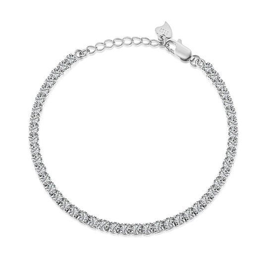 [CiCi]Sparkling Round Cut Daily Bracelet