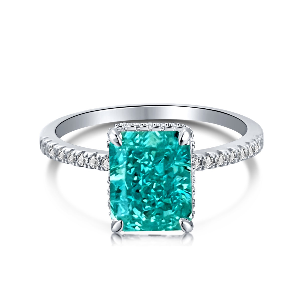 [CiCi]4.0 Carat Luxurious Engagement Ring