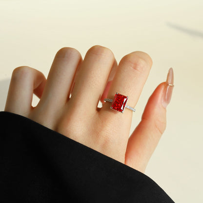 [CiCi]4.0 Carat Luxurious Engagement Ring