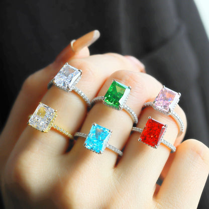 [CiCi]4.0 Carat Luxurious Engagement Ring