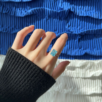 [CiCi]4.0 Carat Luxurious Engagement Ring