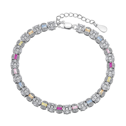 [CiCi]Dazzling Radiant Multi Cut Daily Bracelet