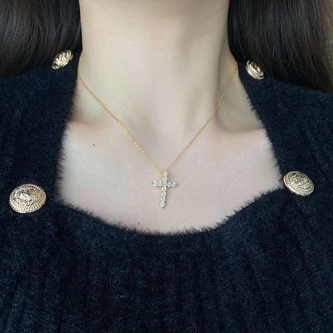 [CiCi]Unique Cross Shape Necklace