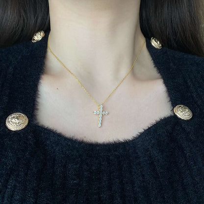 [CiCi]Unique Cross Shape Necklace