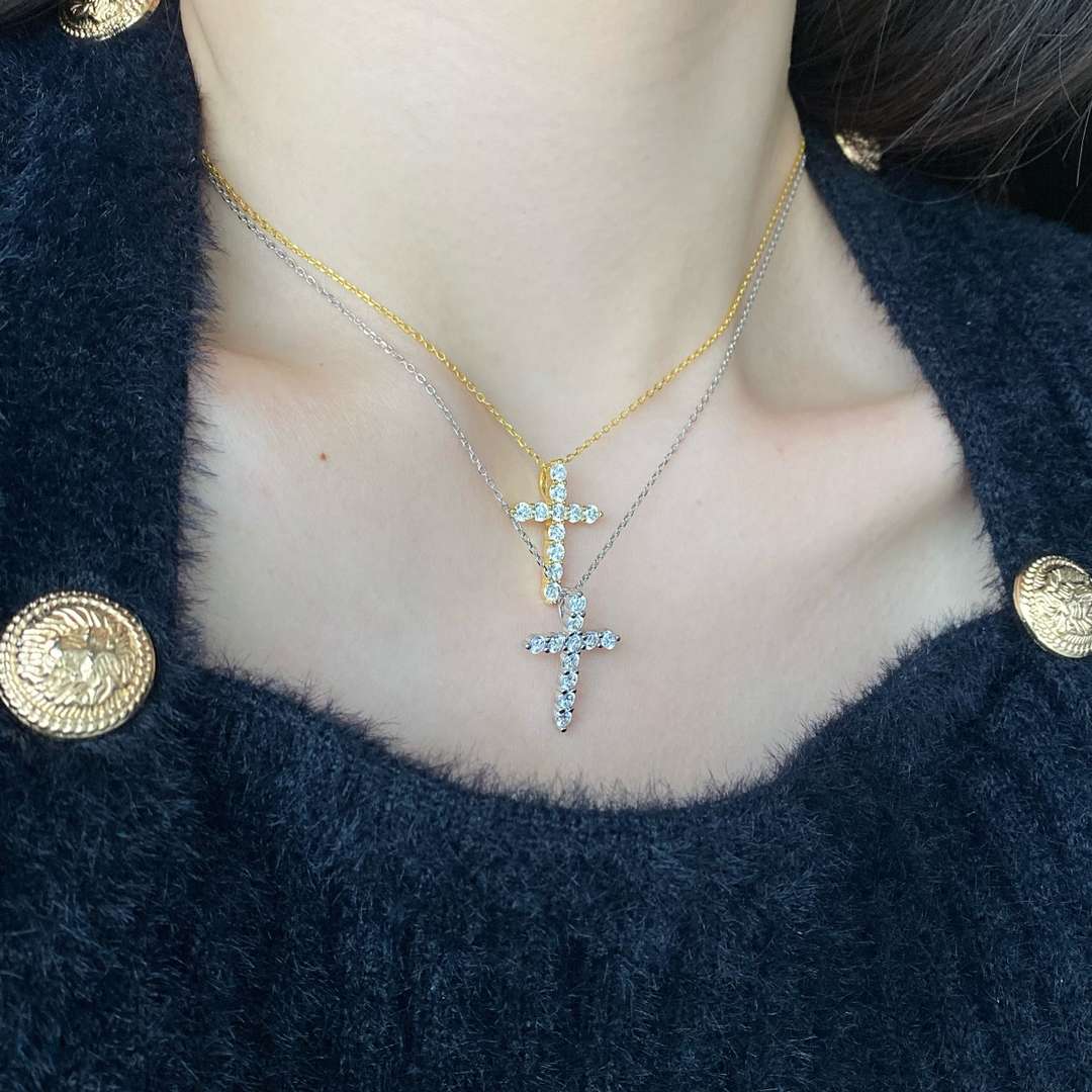 [CiCi]Unique Cross Shape Necklace