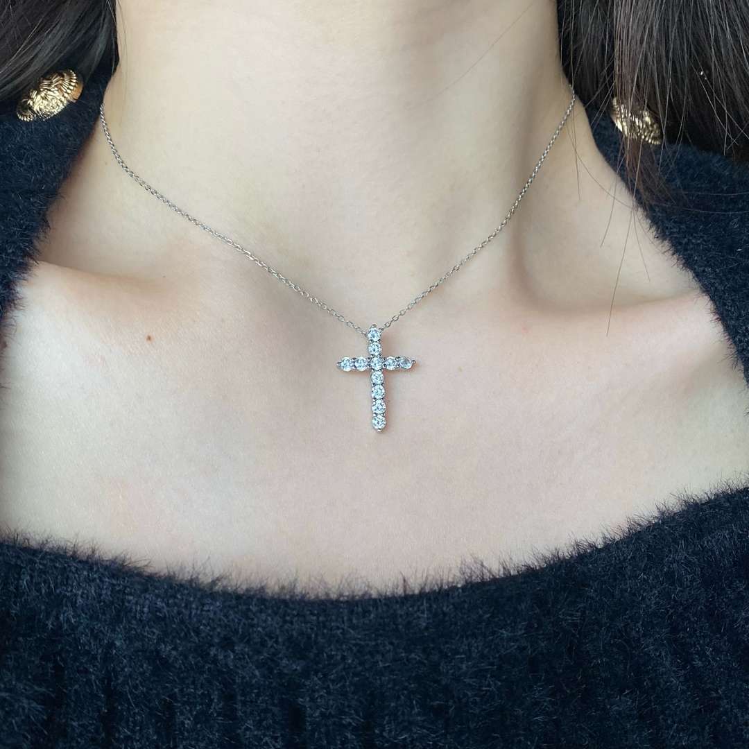 [CiCi]Unique Cross Shape Necklace