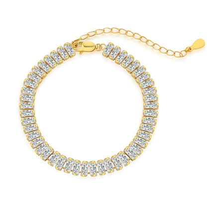 [CiCi]Exquisite Emerald Cut Daily Bracelet