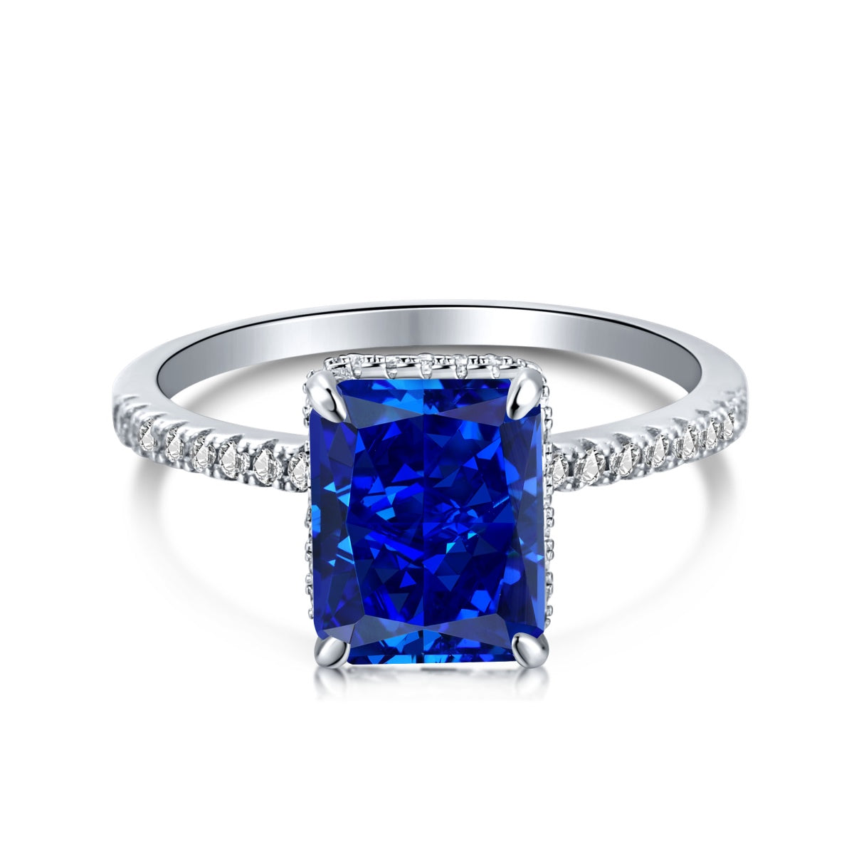 [CiCi]4.0 Carat Luxurious Engagement Ring