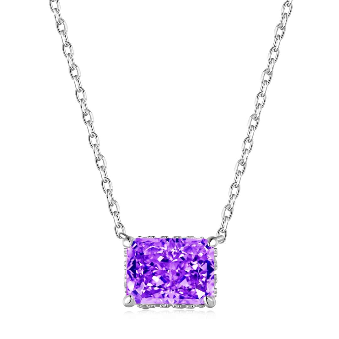 [CiCi]Luxurious Square Shape Colorful Necalack