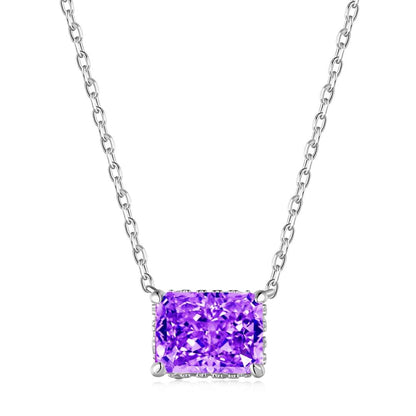[CiCi]Luxurious Square Shape Colorful Necalack