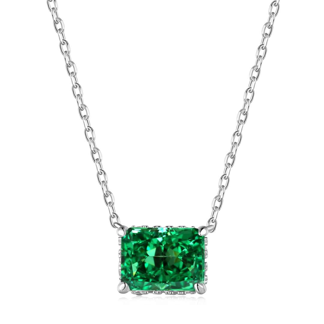 [CiCi]Luxurious Square Shape Colorful Necalack