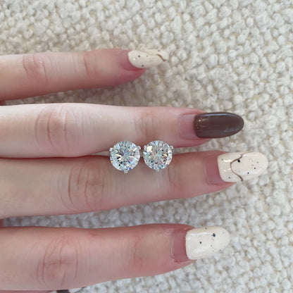 [CiCi]Dainty Round Shape Earrings