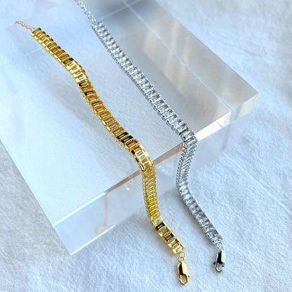 [CiCi]Exquisite Emerald Cut Daily Bracelet