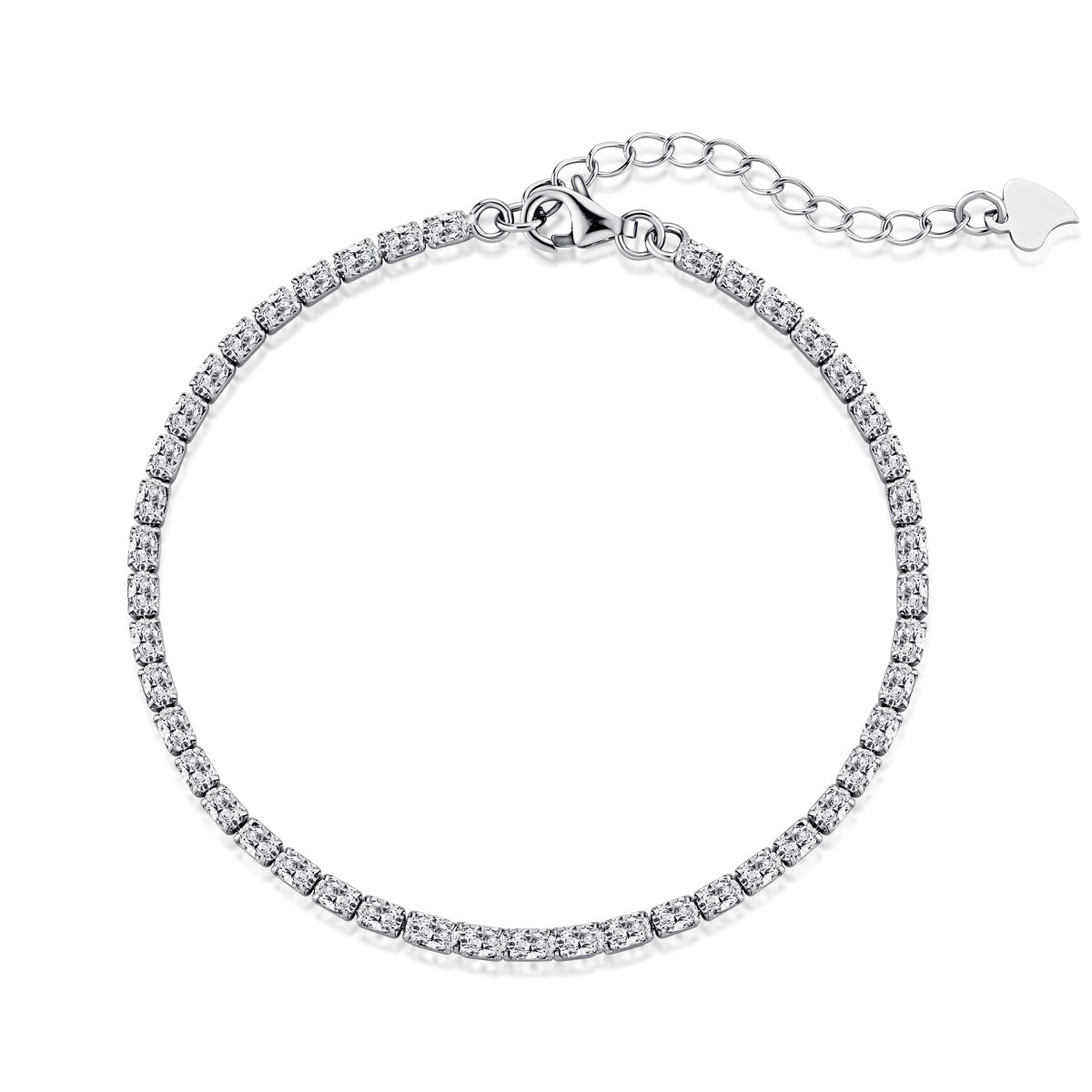 [CiCi]Elegant Emerald Cut Daily Bracelet