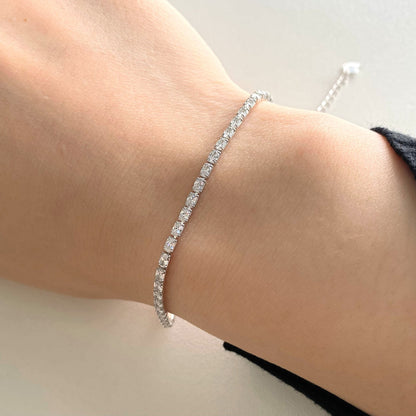 [CiCi]Elegant Emerald Cut Daily Bracelet