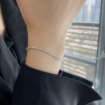 [CiCi]Elegant Emerald Cut Daily Bracelet