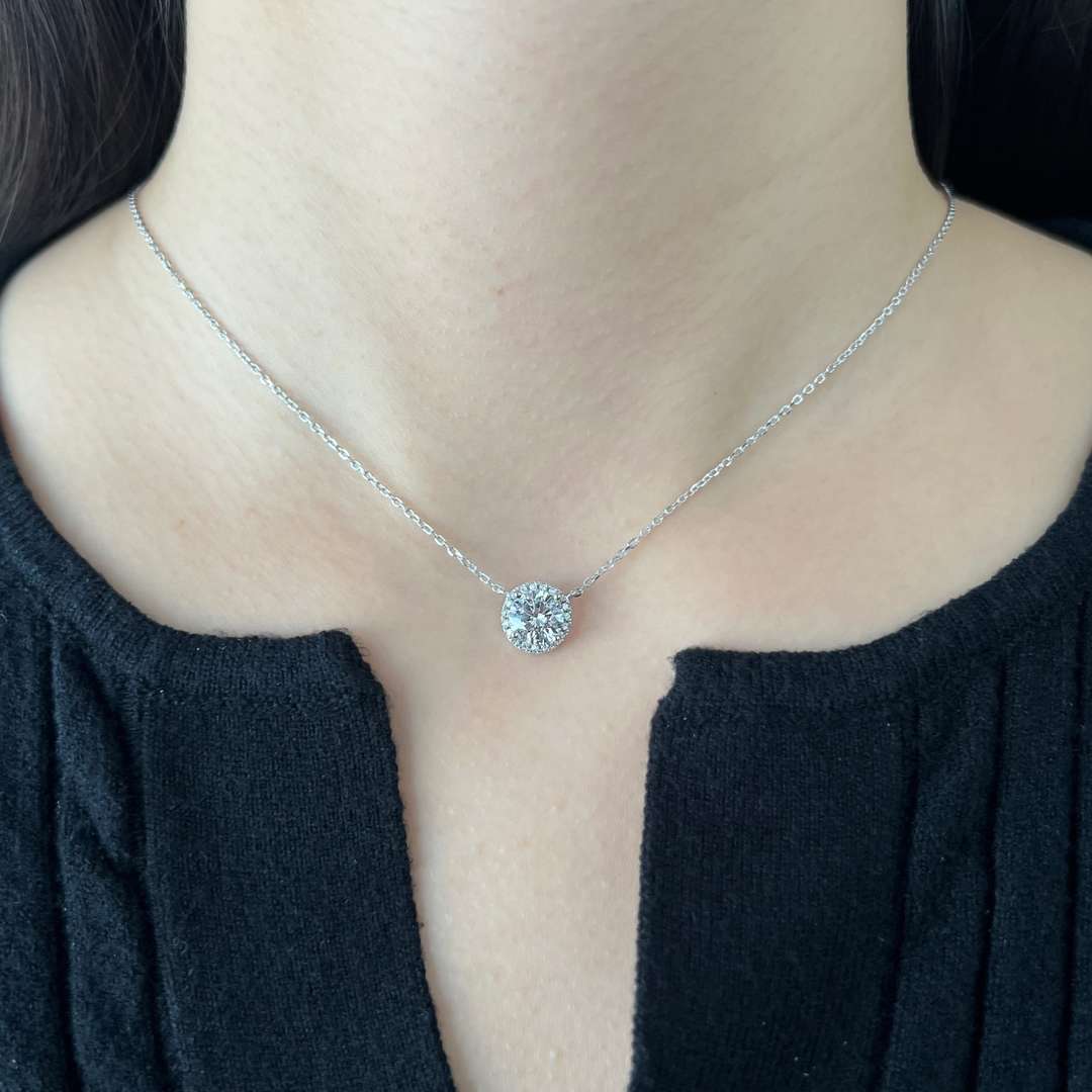 [CiCi]Luxurious Round Cut Necklace