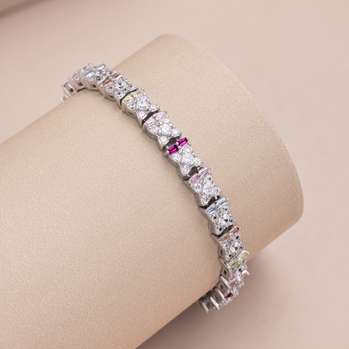 [CiCi]Unique Colorful Flower Shape Daily Bracelet