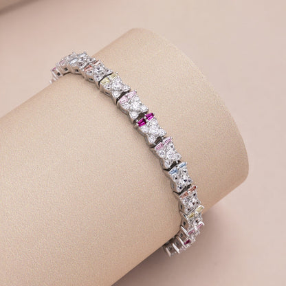 [CiCi]Unique Colorful Flower Shape Daily Bracelet