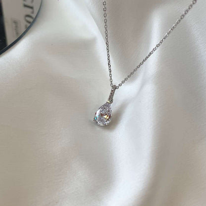 [CiCi]Delicate Water Drop Shape Fashion Necklace