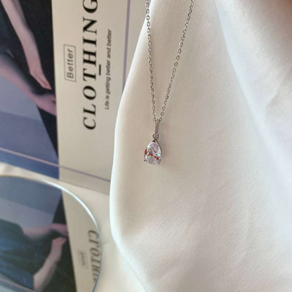 [CiCi]Delicate Water Drop Shape Fashion Necklace