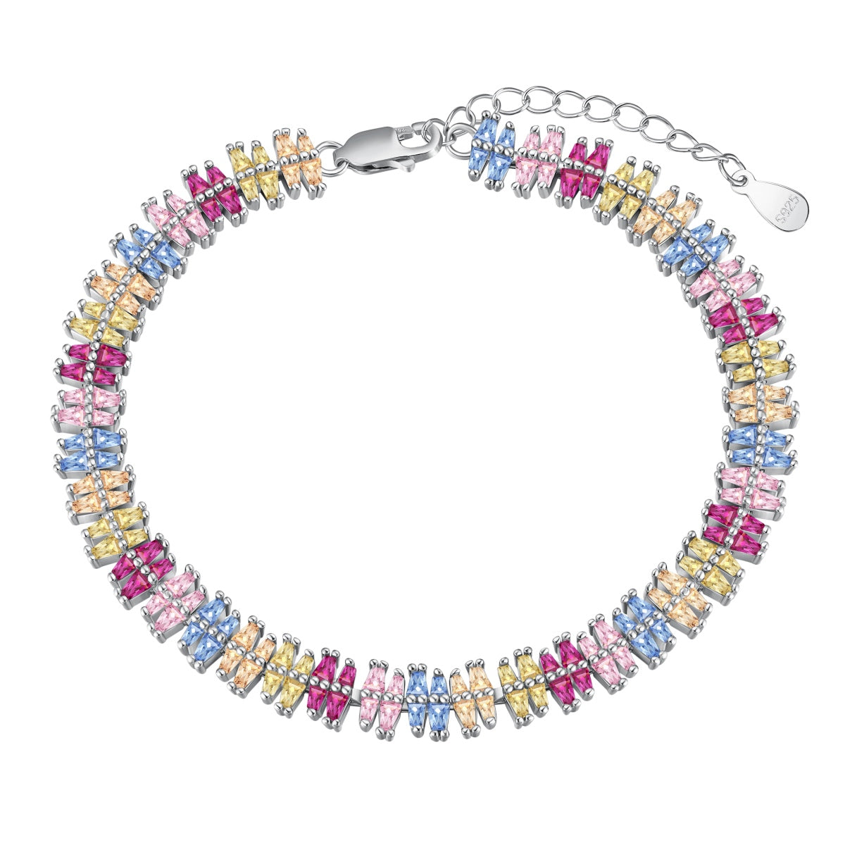 [CiCi]Sparkling Exquisite Multi Cut Party Bracelet
