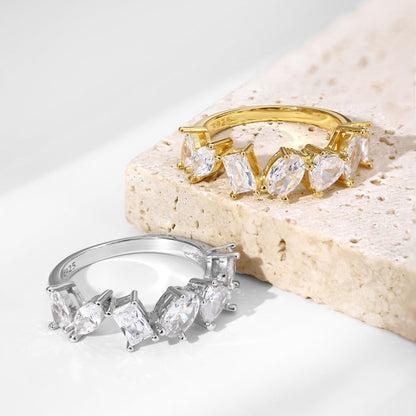 [CiCi]Delicate Multi Cut Ring