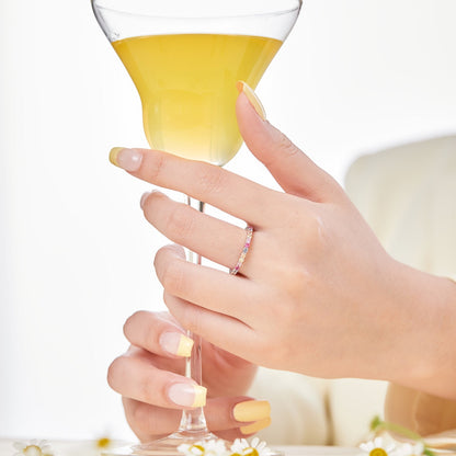 [CiCi]Elegant Vivid Round Cut Daily Ring