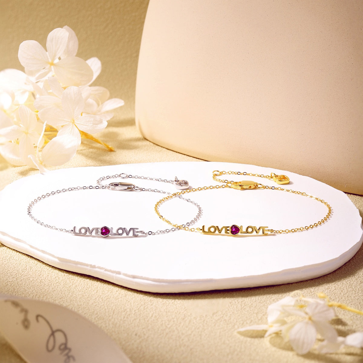 [CiCi]Romantic Heart Shape Lover Bracelet