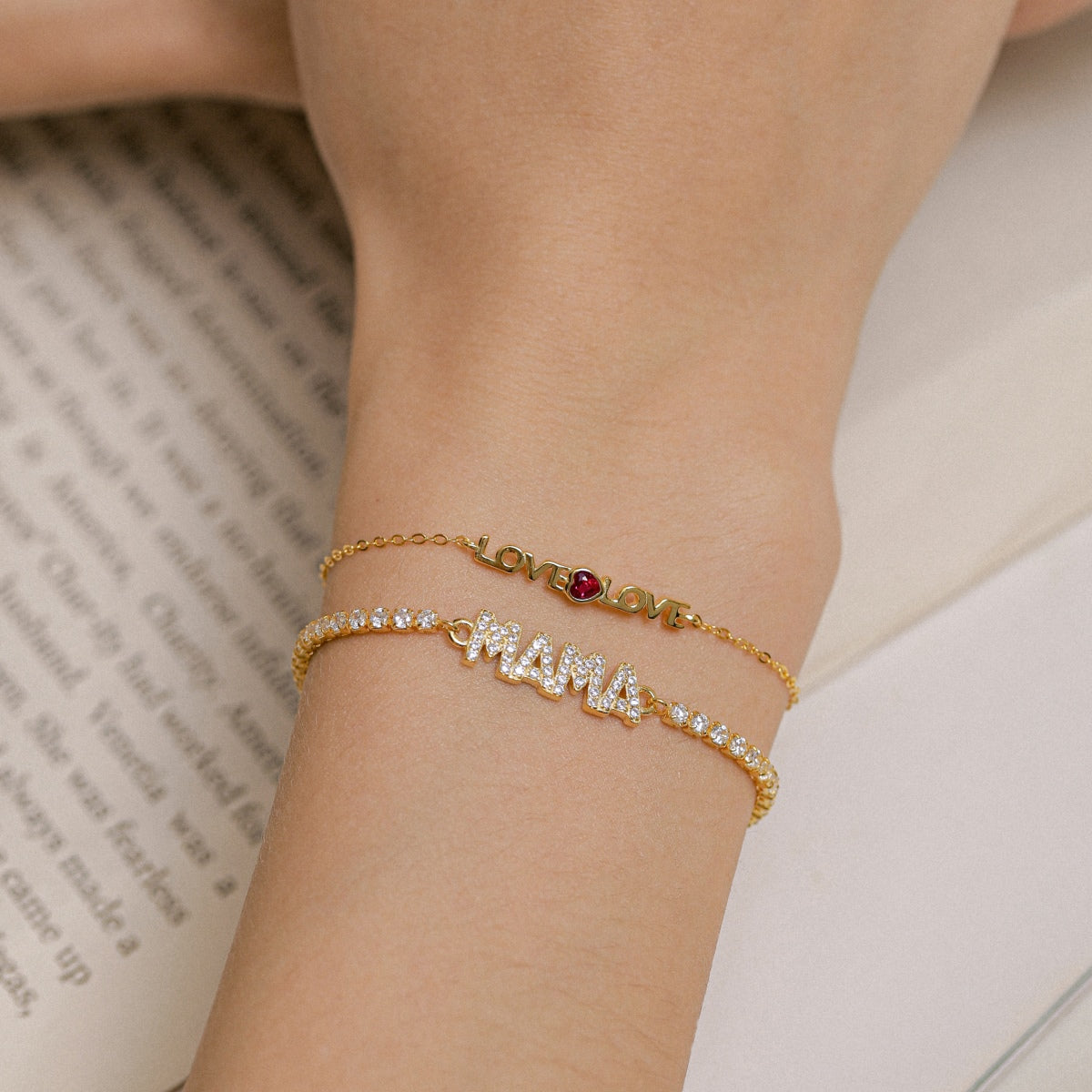 [CiCi]Romantic Heart Shape Lover Bracelet