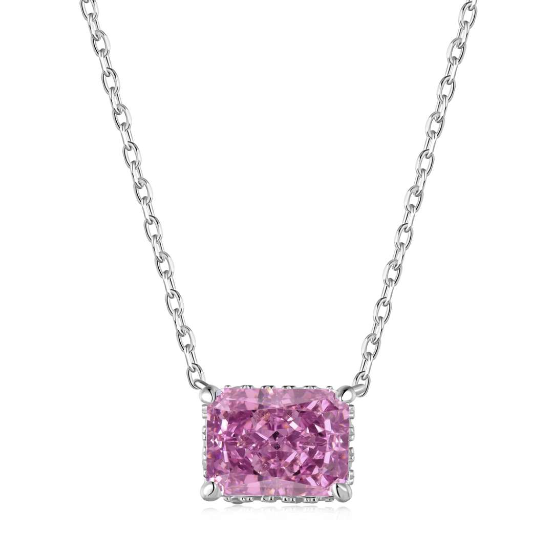[CiCi]Luxurious Square Shape Colorful Necalack