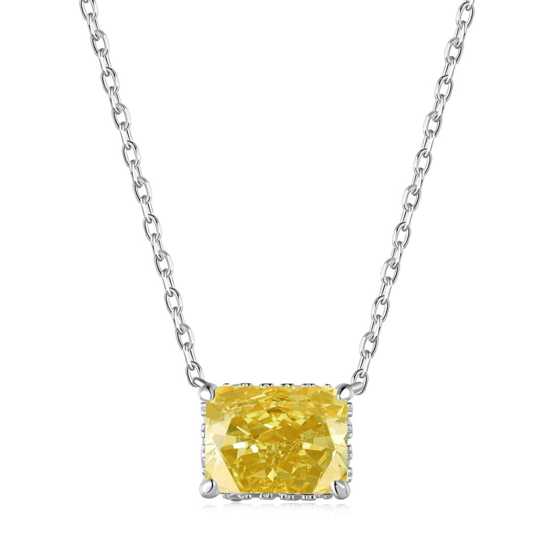 [CiCi]Luxurious Square Shape Colorful Necalack
