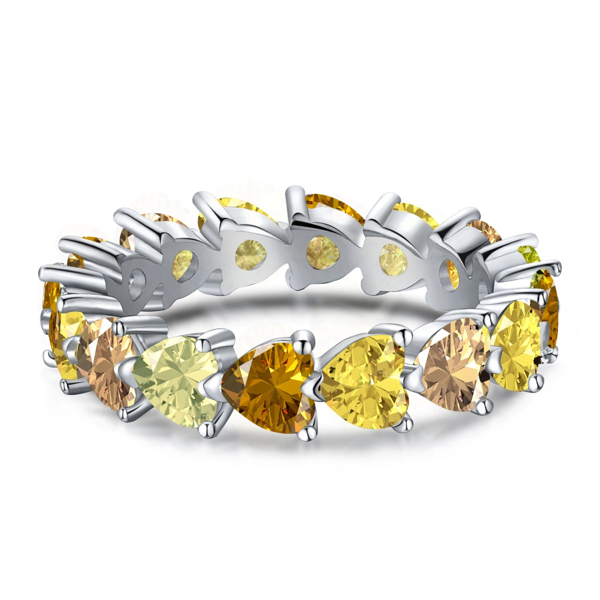 [CiCi]0.25 Carat Radiant Romance Heart Cut Lover Ring
