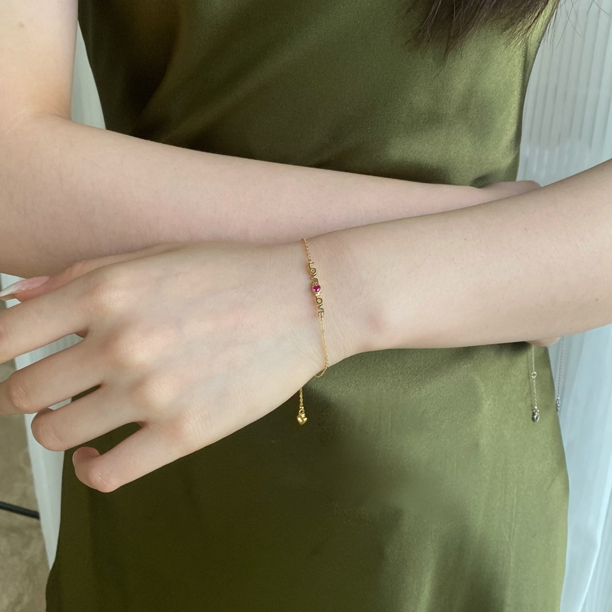 [CiCi]Romantic Heart Shape Lover Bracelet