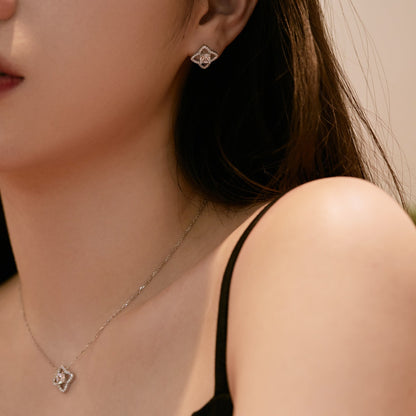 [CiCi]Elegant Star Shape Princess Cut Daily Earrings
