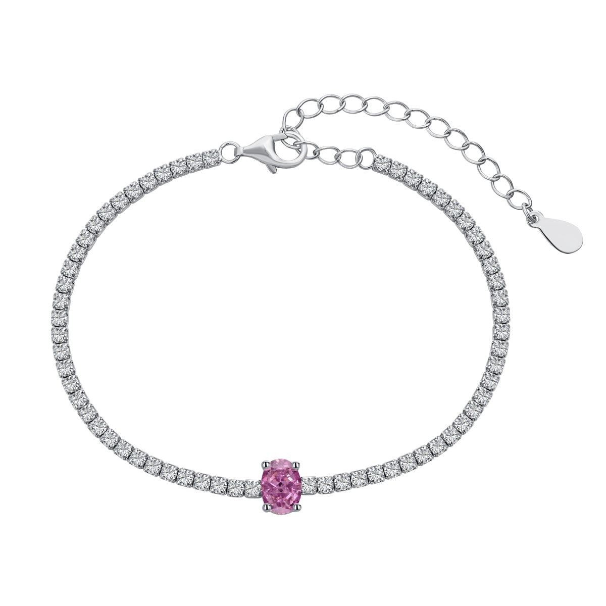 [CiCi]0.75 Carat Exquisite Oval Cut Daily Bracelet