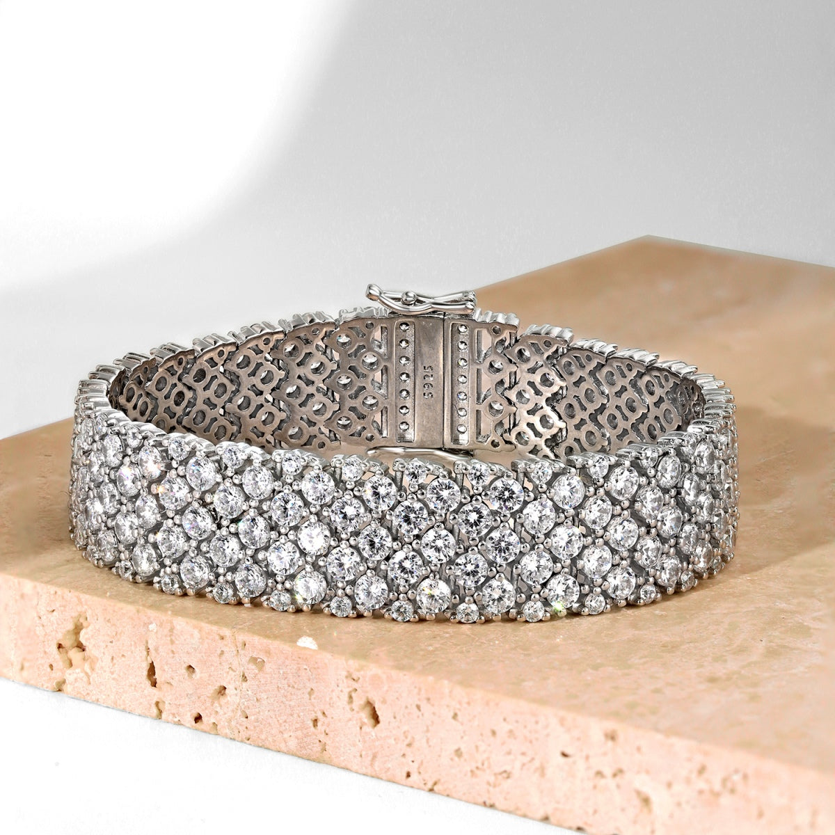[CiCi]Ornate Elegant Round Cut Party Bracelet