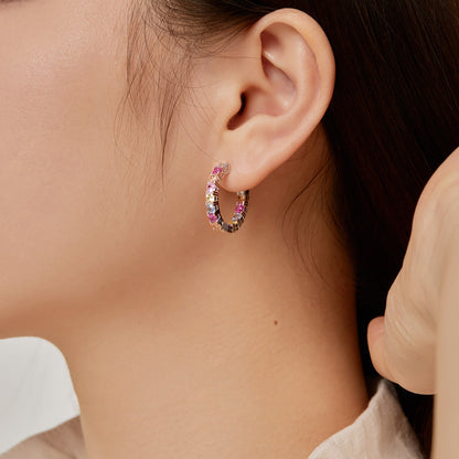 [CiCi]Unique Round Cut Daily Earrings