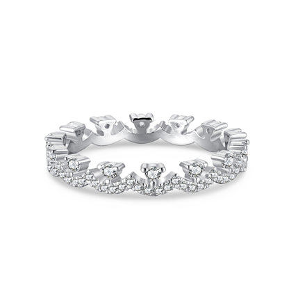 [CiCi]Elegant Resplendent Round Shape Party Ring