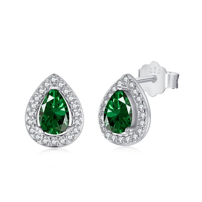 [CiCi]Luxurious Water Drop Shape Earrings