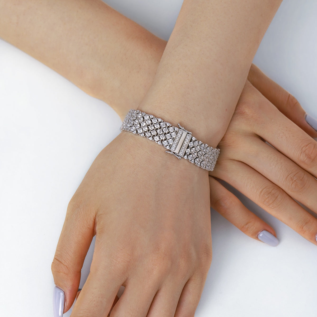 [CiCi]Ornate Elegant Round Cut Party Bracelet