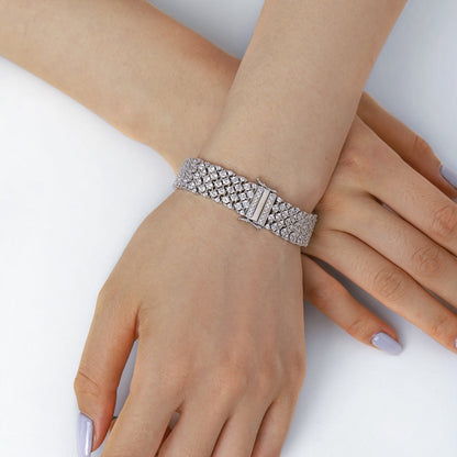 [CiCi]Ornate Elegant Round Cut Party Bracelet
