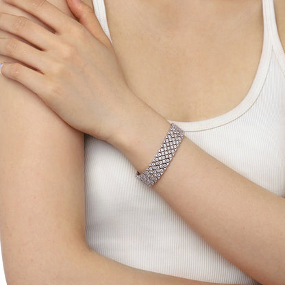 [CiCi]Ornate Elegant Round Cut Party Bracelet