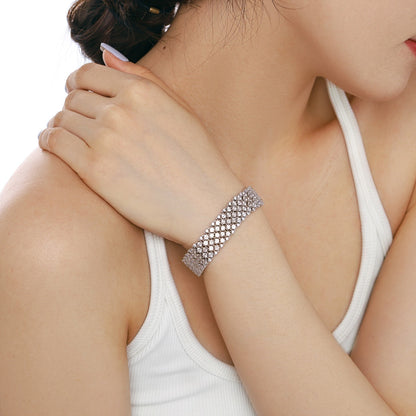 [CiCi]Ornate Elegant Round Cut Party Bracelet