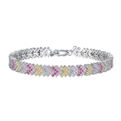 [CiCi]Ornate Sparkling Round Cut Party Bracelet