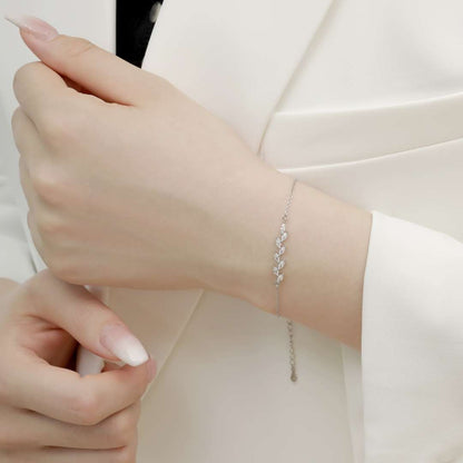 [CiCi]Elegant Wheat Leaves Shape Bracelet