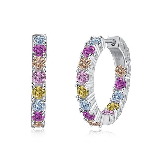 [CiCi]Unique Round Cut Daily Earrings