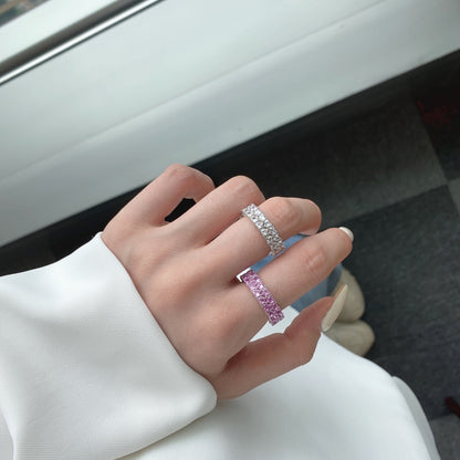 [CiCi]Sparkling Full Heart Ring
